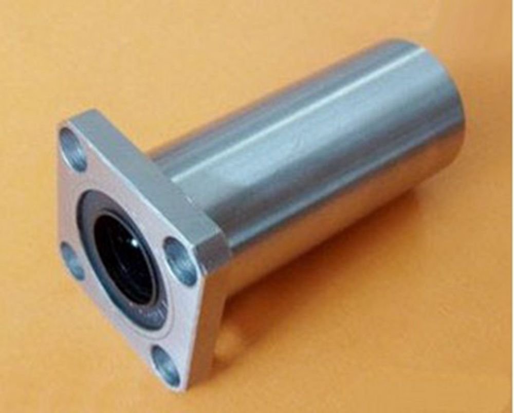 (2)LMK16LUU 16*28*70mm Square Long Type CNC Linear Motion Metal Shield Bearing