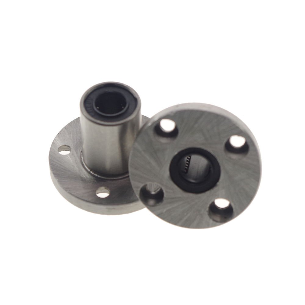(2)LMF16UU 16*28*37mm Round Flange Type CNC Linear Motion Bushing Ball Bearing