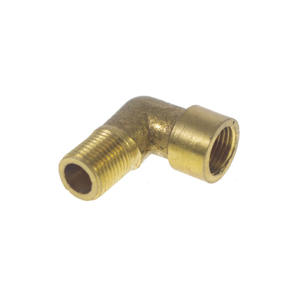 5PCS 1/8" BSPP Connection Elbow Female-Male Pipe Brass Adapter Coupler Connector