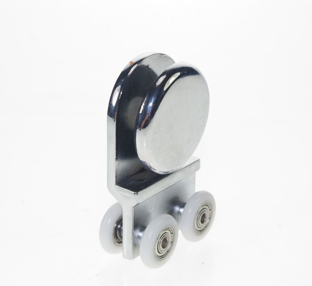 20mm Dia Handing Wheels Pulley Metal Alloy Shower Room Door Roller Runner