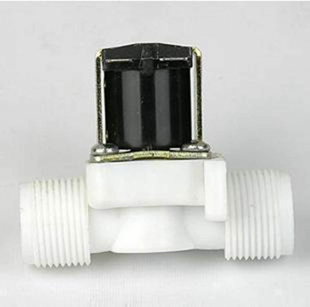 3/4"BSPP 2Way Water Air Gas Nylon Plastic Solenoid Valve 220VAC Normal Closed