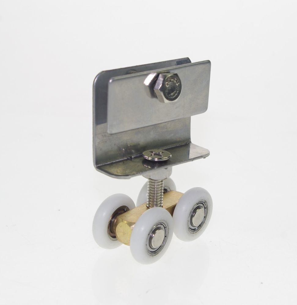 Keep 5-8mm Glass 20mm Dia Handing Wheels Pulley Shower Room Door Roller Runner