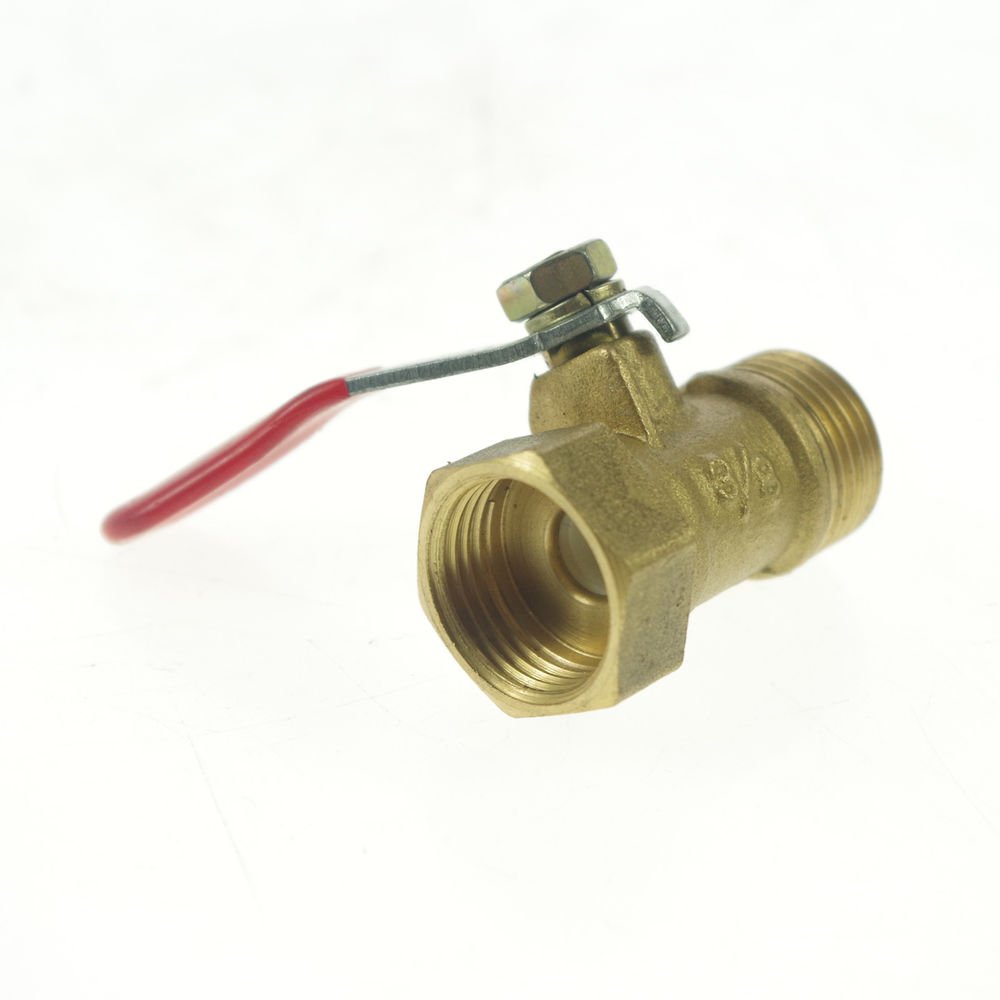 3/8" BSPP Connection Air Male-Female Full Ports Brass Pipe Ball Valve