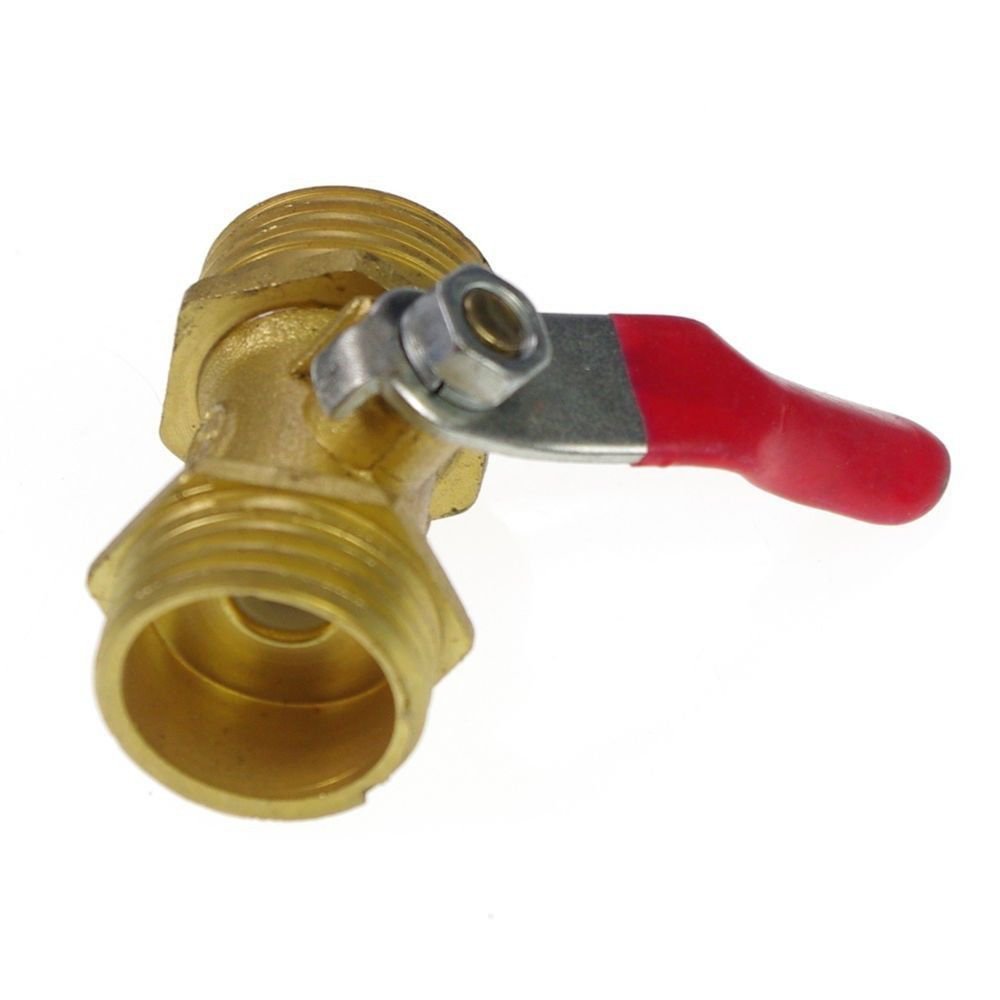 1/2" BSPP Connection Air Male-Male Full Ports Brass Pipe Ball Valve