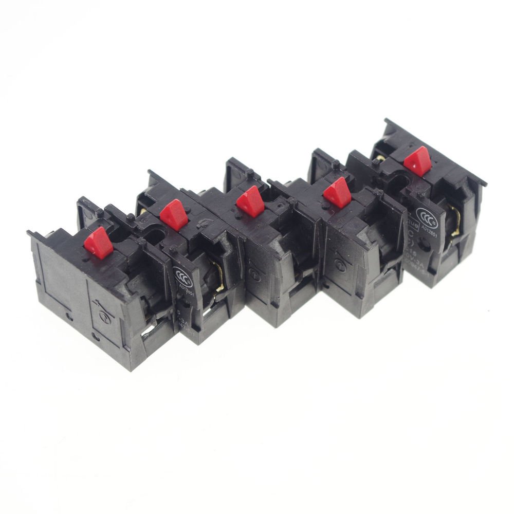 LOT OF 5 TELEMECANIQUE ZB2-BE101C NC CONTACT BLOCK REPLACES TELE 10A 400V NEW