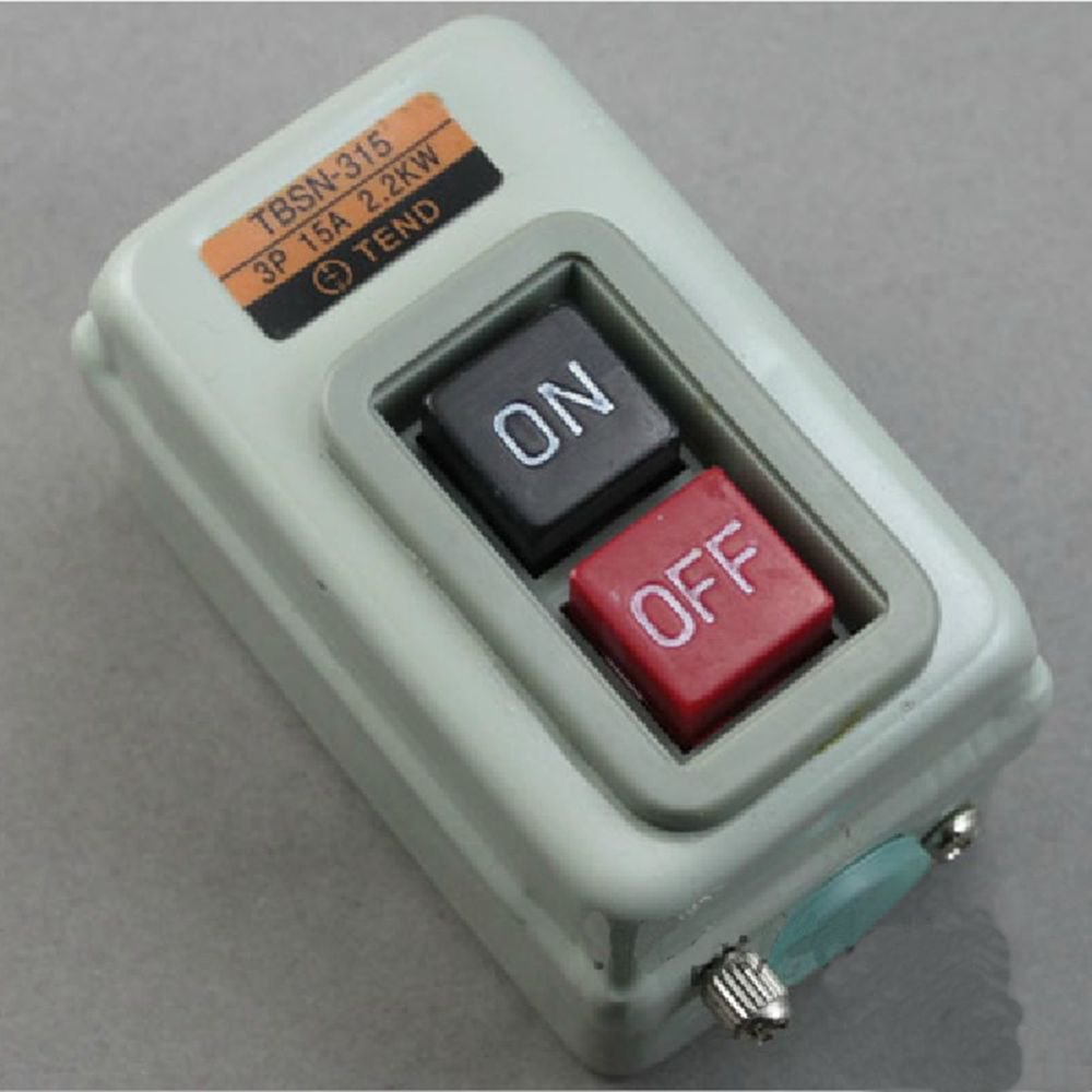 1 piece TBSN-315 (CBSN-315) 3P Power Pushbutton Switch 15A 2.2KW