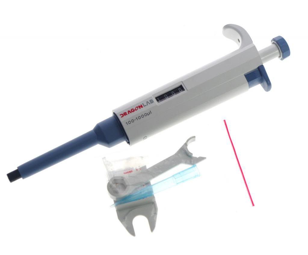 Pipette 100-1000 ul Adjustable Pipette Corrosion Resistant Digital Pipette
