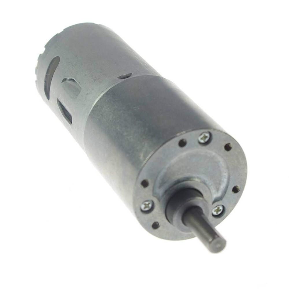 12V 6RPM Ouput Speed Geared Gearhead Box DC Motor High Torque Output Heavy Duty