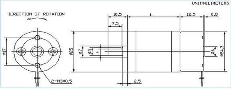 3VDC 53 RPM Heavy Duty Gearhead DC Motor Compact High Speed Geared