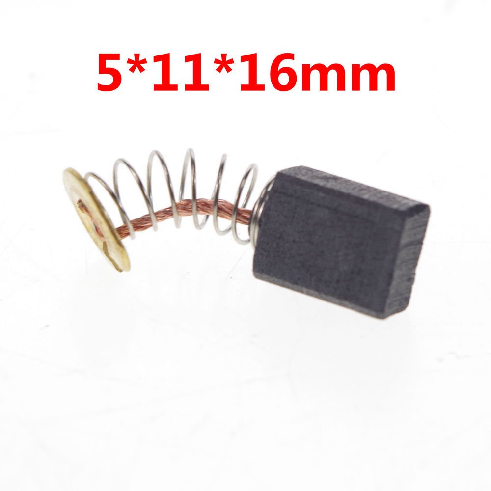 Lot10 5x11x16mm Carbon Brushes For DC Device Motor Power Tool Grinder Polisher