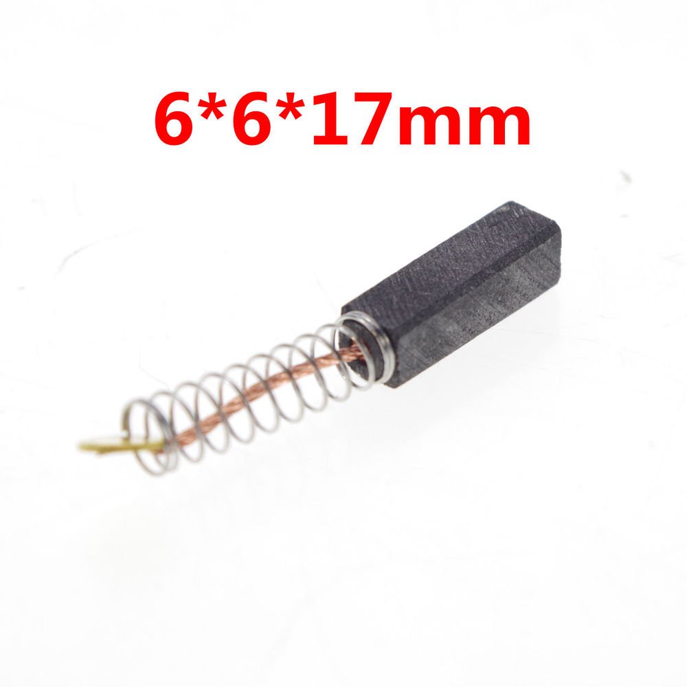 Lot20 Electric Motor&Transmissions Part Accessories Carbon Brush 6x6x17mm