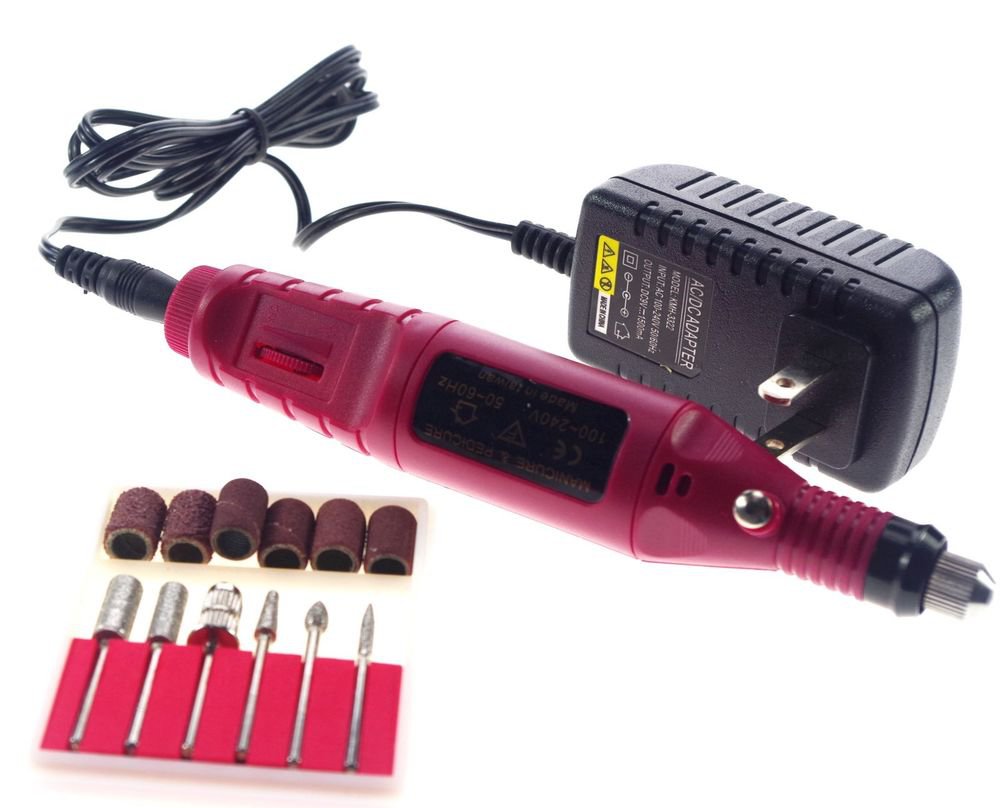 110V Pedicure Bits Electric Nail Drill art Pen Professional Manicure Machine