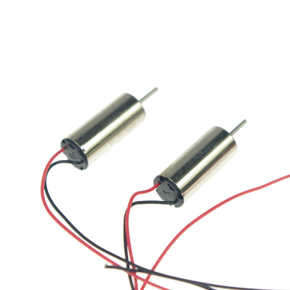 2PCS 3.7V 48000 RPM Electric Aircraft Coreless DC Motor for RC Propeller Toy