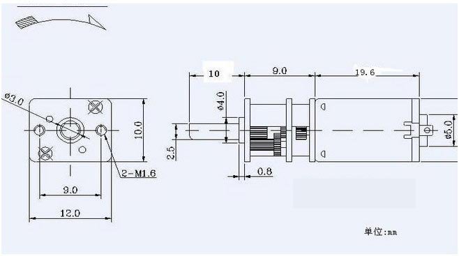 5PCS 6VDC 320RPM Geared Gearhead DC Motor High Torque Output JA12-N30