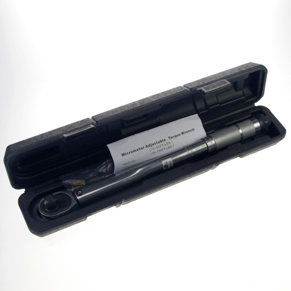 1/2" Bike Car Drive Click stop Torque wrench 19 ~ 110 N Made In Taiwan