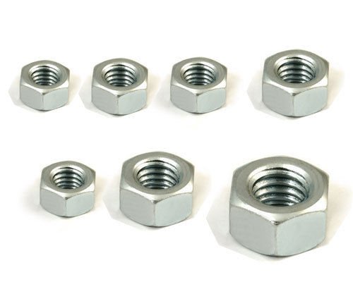 200pcs Metric M3 Hex Nickel Plated Steel Screw Nuts Registered Mail Freeship