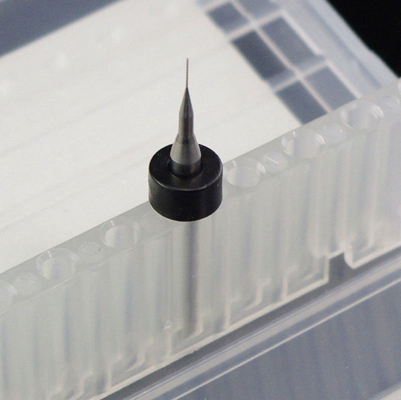 (10) 0.35mm (0.0137") PCB Print Circuit Board Drill Bit CNC Engraving Tungten
