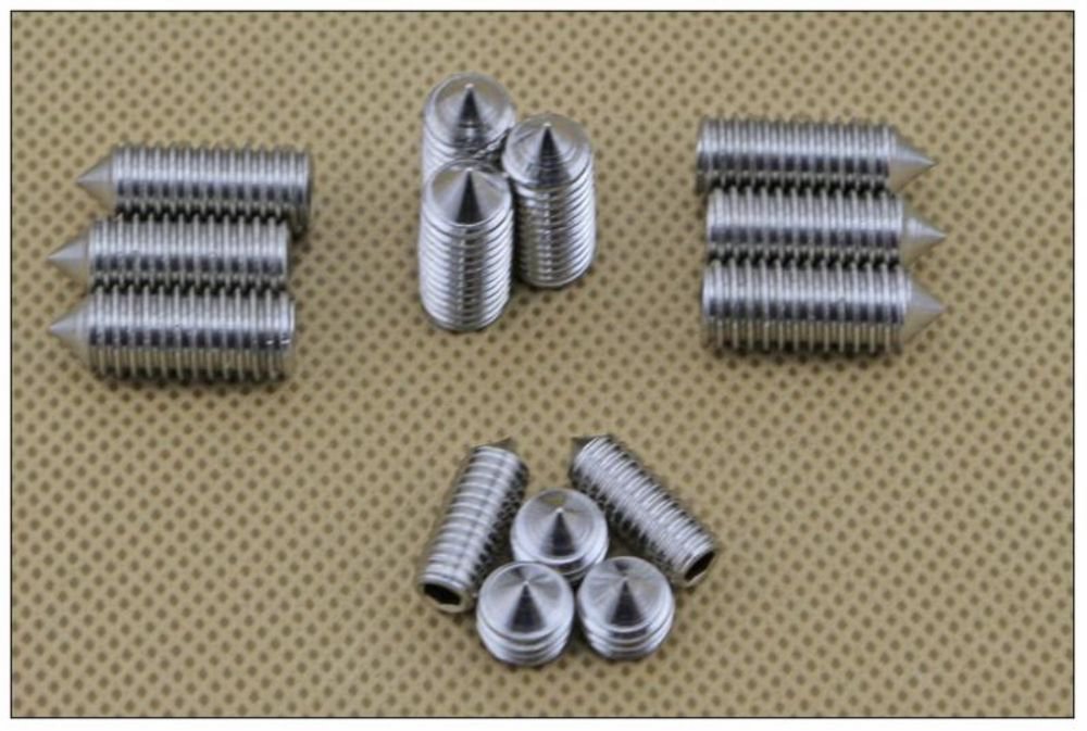 (100) M3x4mm 304 Stainless steel Hex Socket Set Screw grub screw Cusp head