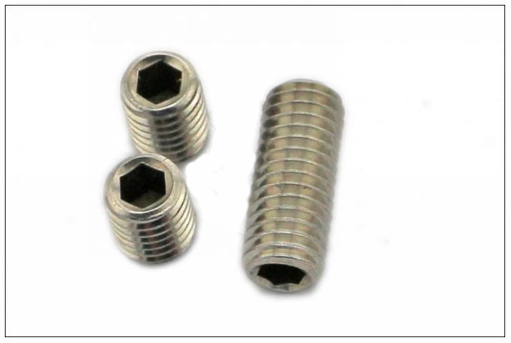 (100) M5*6mm 304 Stainless steel Hex Socket Set Screw grub screw Cup Point