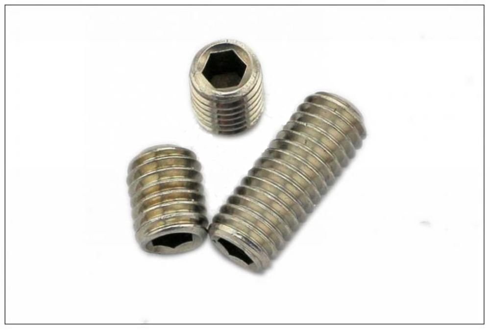 (100) M3x3mm 304 Stainless steel Hex Socket Set Screw grub screw Cup Point