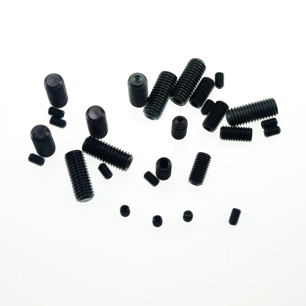 (25) M14x55mm Head Hex Socket Set Grub Screws Metric Threaded Cup Point