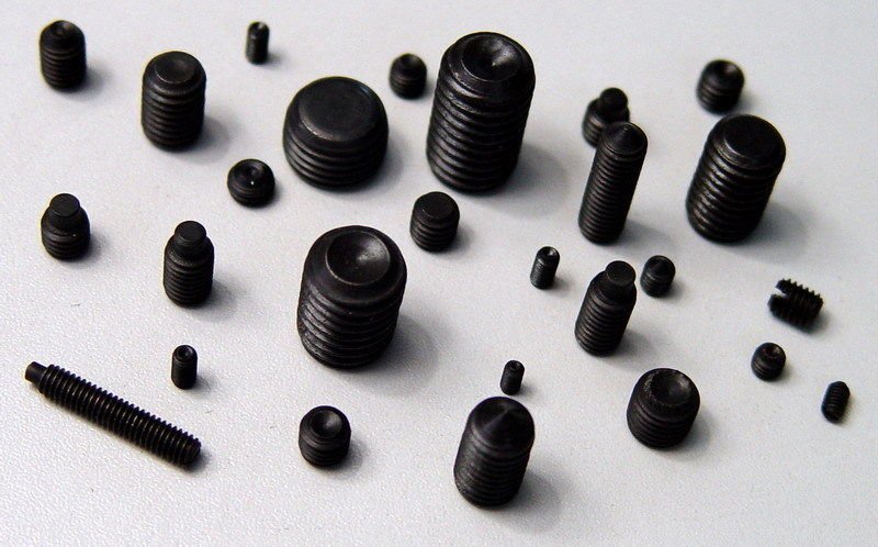 (20) M5*4mm-M5*30mm Head Hex Socket Set Grub Screws Metric Threaded Cup Point