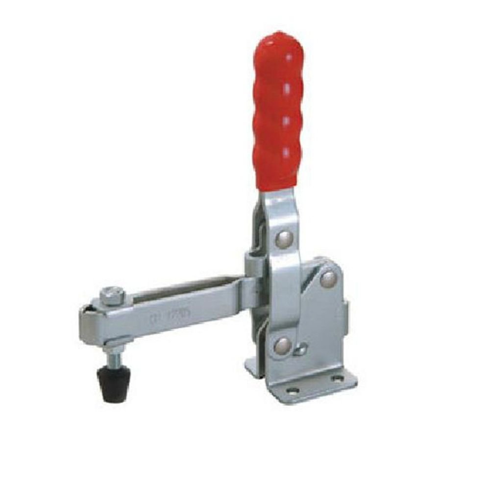 182Kg Holding Capacity U Bar Flanged Base Metal Vertical Toggle Clamp CH-12205