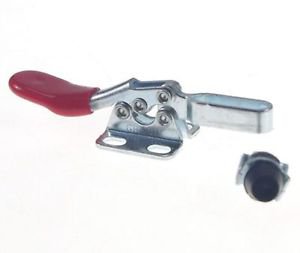 Hand Tool U Shaped Bar Flange Base 27Kg Capacity Horizontal Toggle Clamp