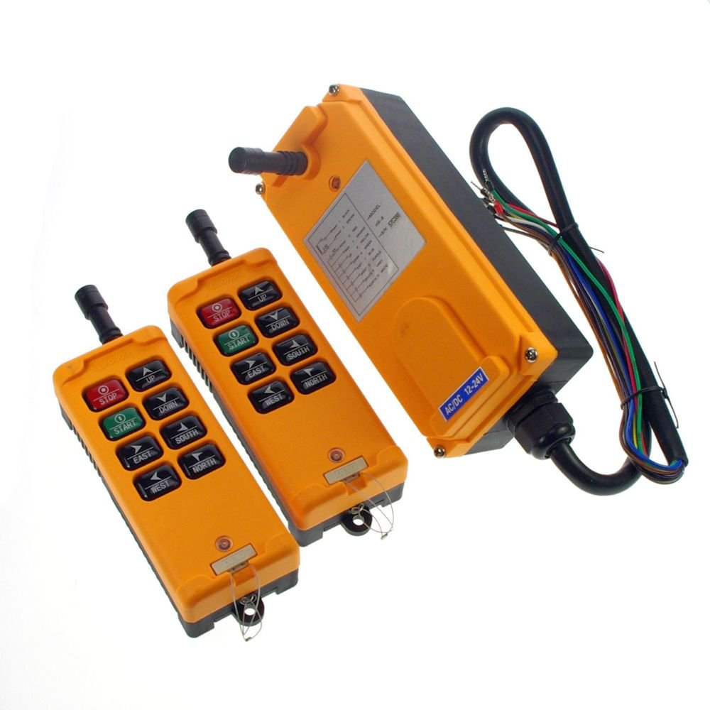 36V 3 Motions 1 Speed Hoist Crane Remote Controller System CE