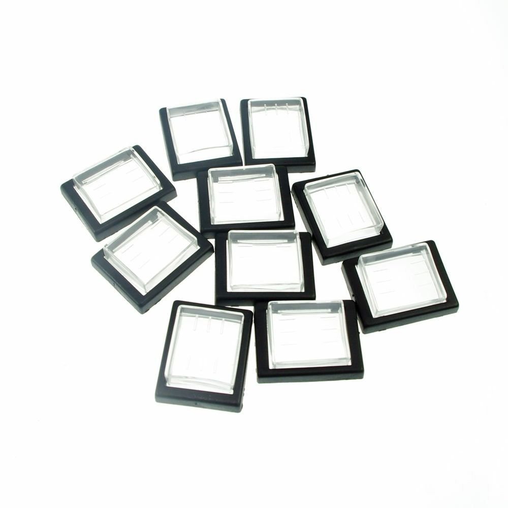 10PCS Dustproof Cover Square Waterproof Hood For KCD2 KCD4 Boat Rocker Switch