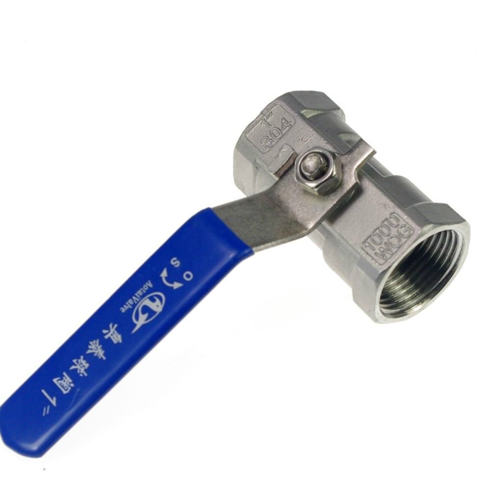 DN25 G1" Female Reducer Ports 304 Stainless Steel one-piece Ball Valve