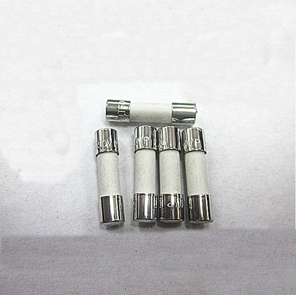 10 pieces 250V 12A Slow Blow 5x20mm Ceramic Tube Fuses