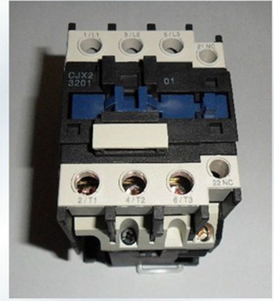 AC Contactor Motor Starter Relay (LC1) CJX2-3201 3P+NC 220/230V Coil 32A 7.5KW