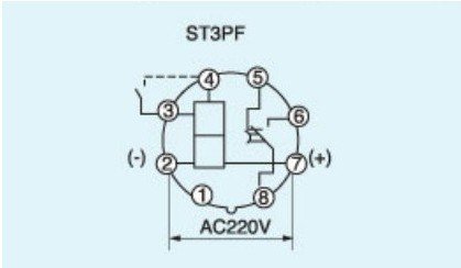 1PCS 24VAC Power off delay timer time relay 0-5min with PF083A Socket Base
