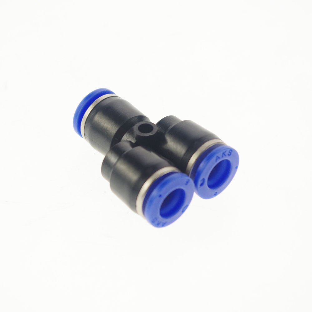 30pcs Tube OD 6mm Push In Equal Y Pneumatic Jointer Connector Fitting