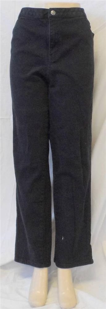 L.A. Blues Wilshire Sz 7 Average 2X Yellow Square Black Straight Leg Denim Jeans