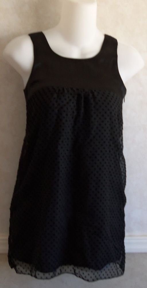 Sallymiller Sally Miller Couture Sexy Dressy Black Sheer Tunic Top 8 Medium
