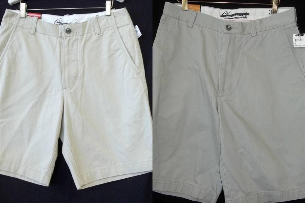 NEW Casuals Roundtree Light Olive 32 Light Khaki 30 Golf Walking Bermuda Shorts