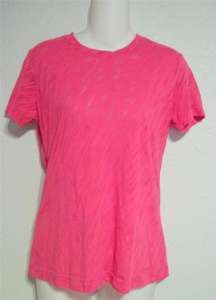 Reebok Junior Medium 7 9 Hot Pink Zebra Short Sleeve Opaque Long T-Shirt