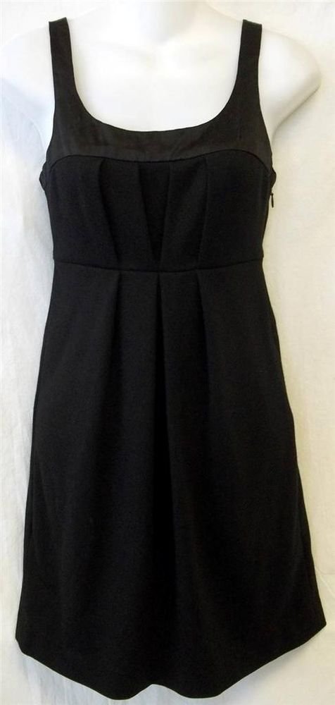 Old Navy XS Extra Small 0 2 Black Above Knee Empire Evening Little Black Dress