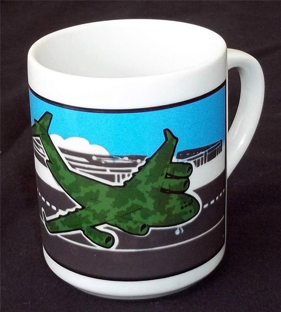 McDonnell Douglas C 17 Collectible1989 Coffee Cup Mug Lion Mktg Atlanta