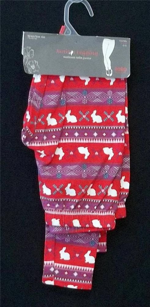 Juniors Small 3 5 No Boundaries Red Rabbit Low Rise Stretchy Ankle Leggings