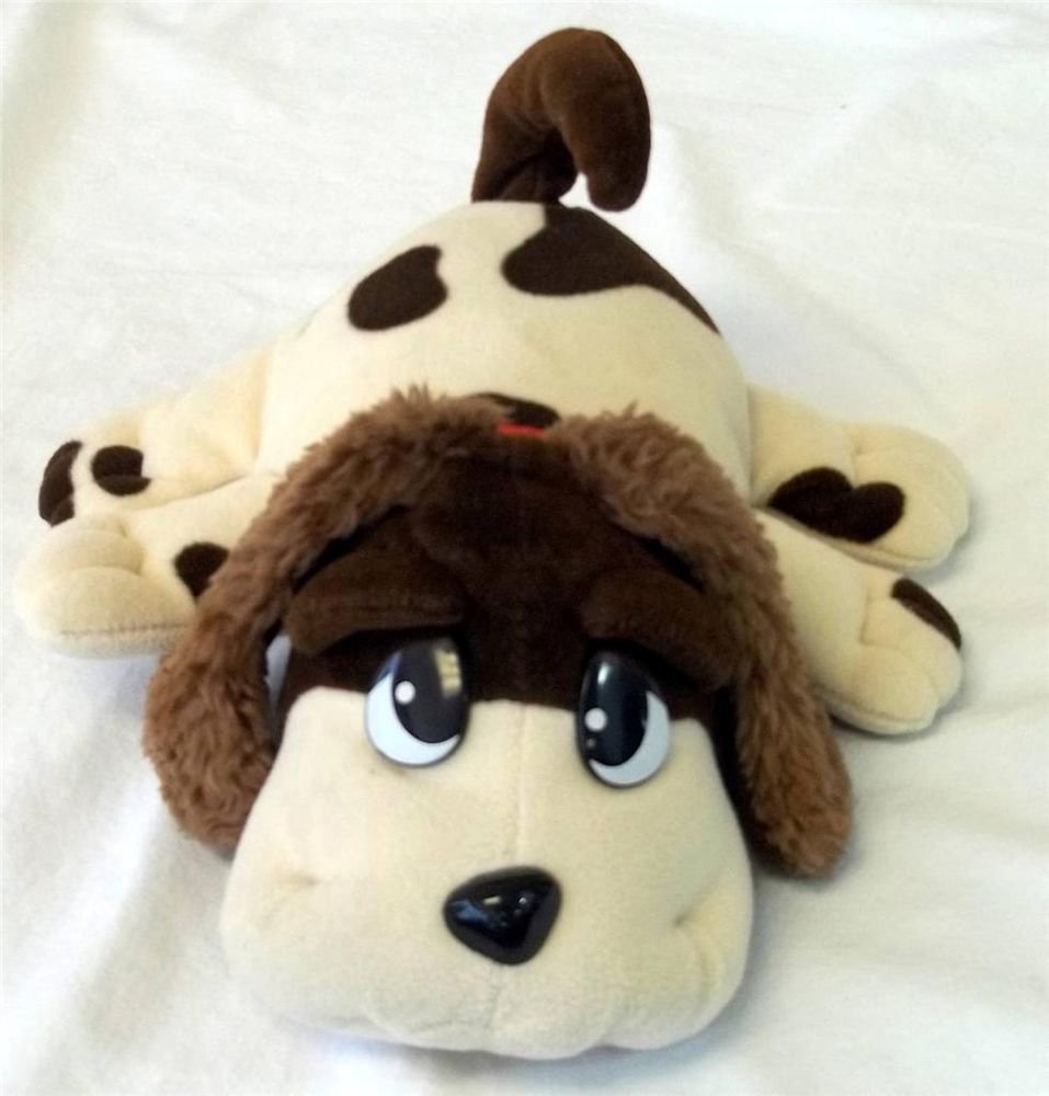 Pound Puppies Jakks Pacific Ivory Brown Spots Dalmatian Plush Voice Box