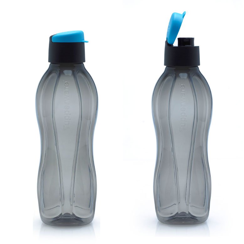 New Tupperware Eco Bottle Men Black 750 Ml