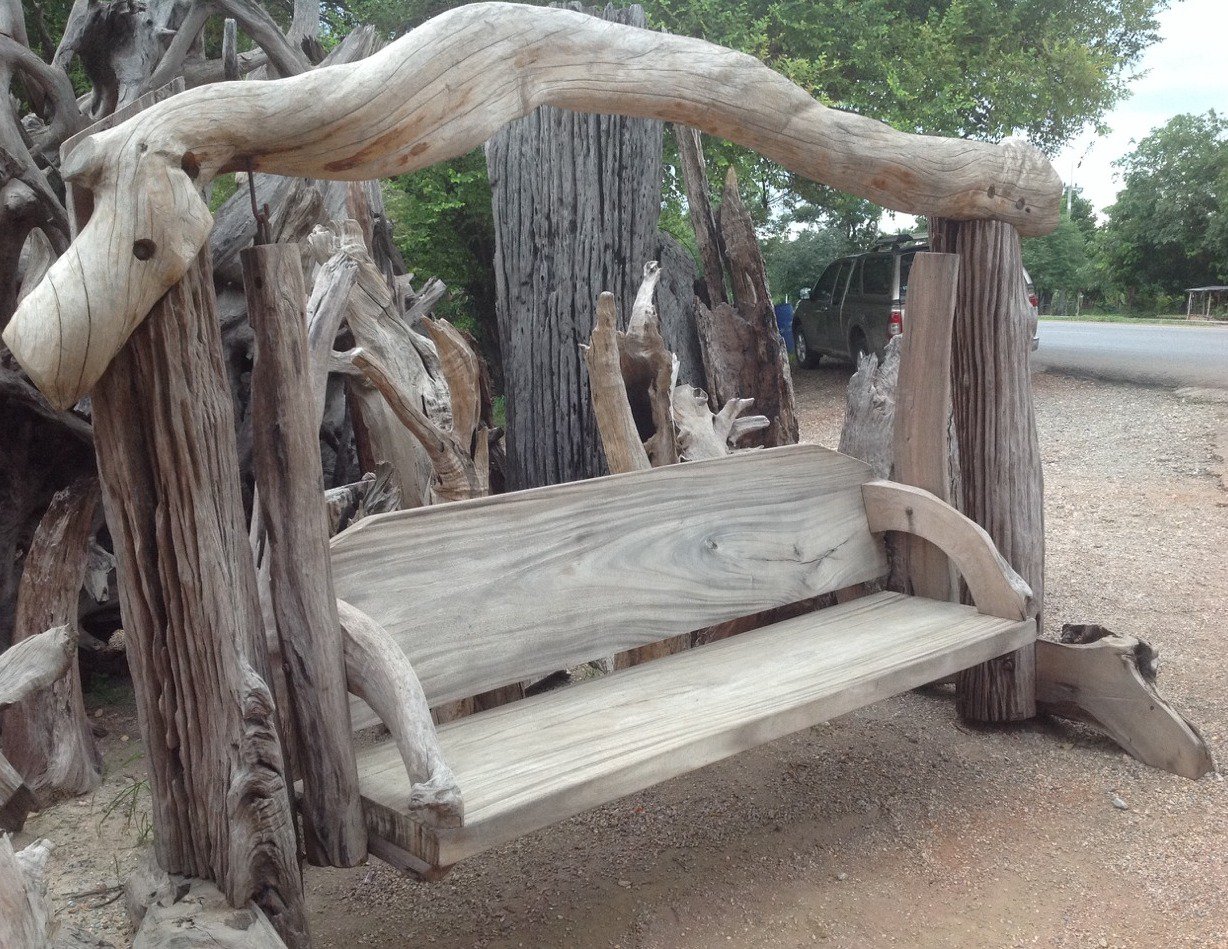 Wooden swing