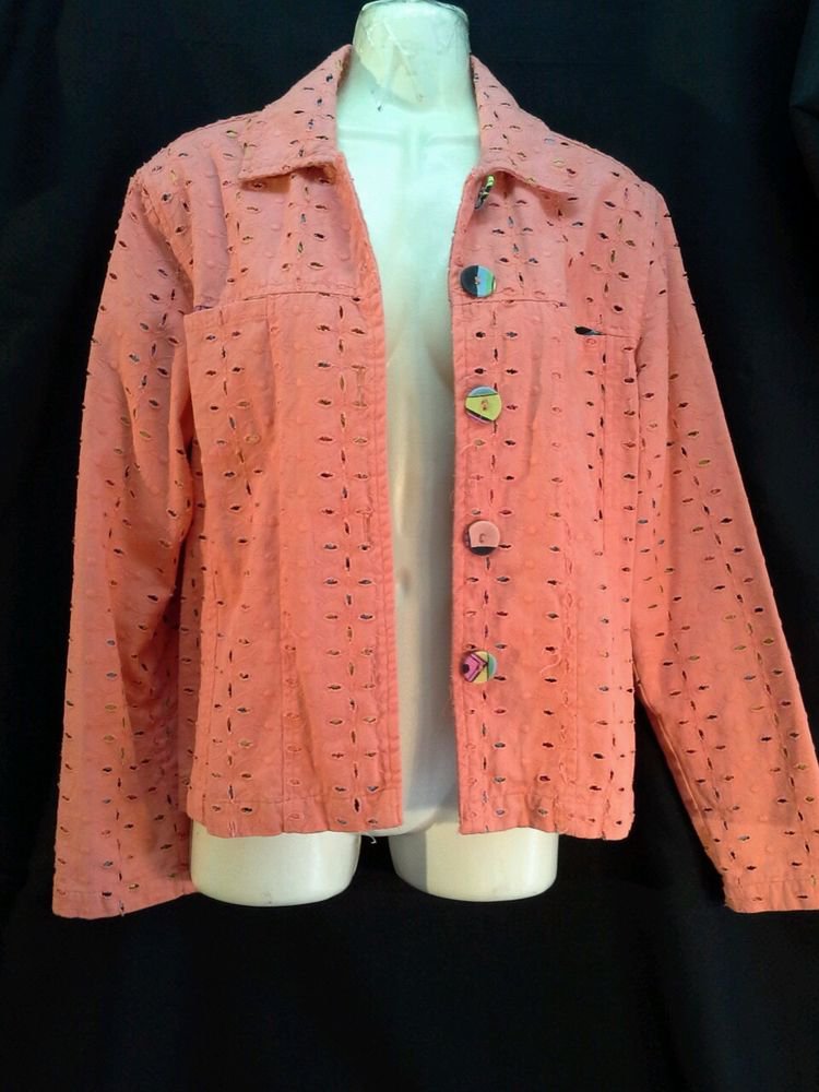 Keren Hart Coral Blazer Small Paisley Eyelet