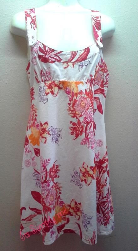 Guess Floral Blouse 11 Tank Top Shirt Juniors white Red