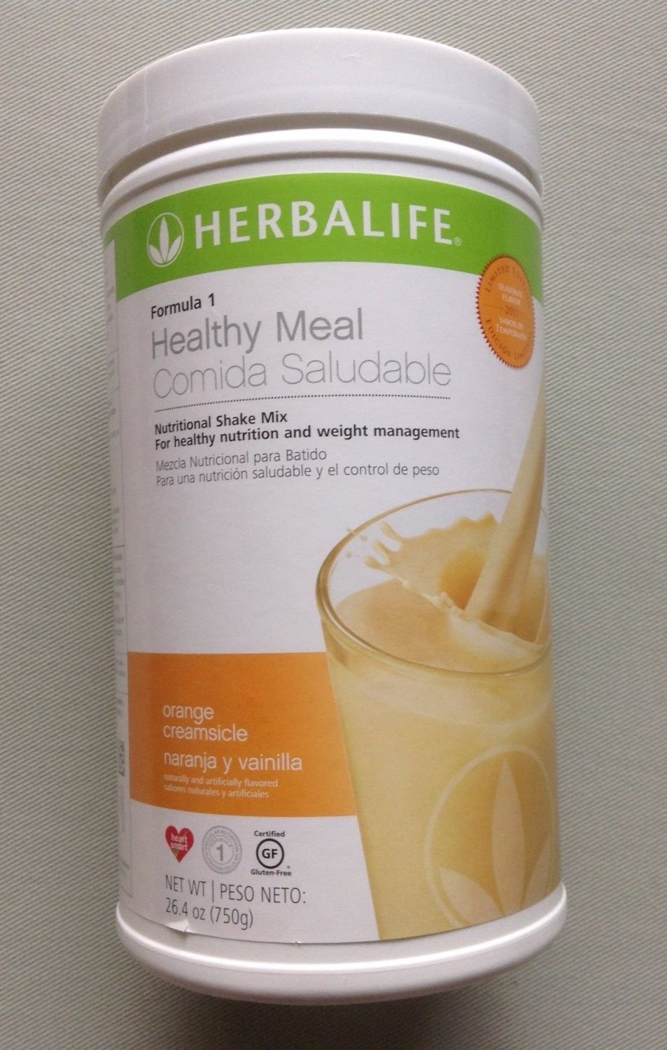 Herbalife Formula 1 Nutritional Shake Mix - Orange Cream (750g)
