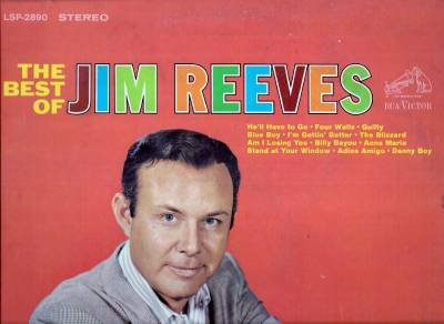 Jim Reeves "The Best Of" 1964 RCA Stereo LSP 2890 Nashville Sound Country