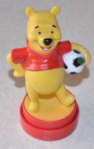 Winnie the Pooh Rubber Stamp 4" New